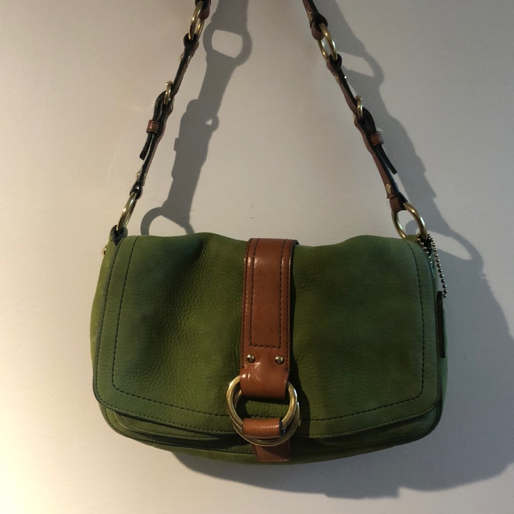 Coach Leather Baguette Bag